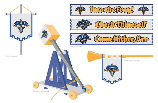 FOH event materials and merch