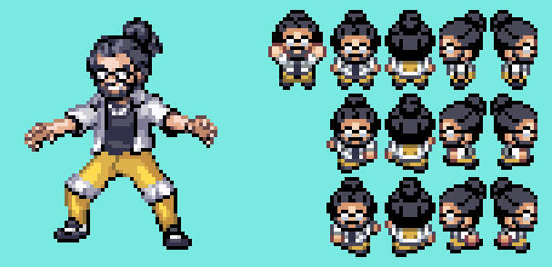 Pokemon romhack sprites