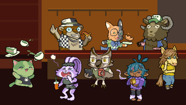 Cafe Dot portraits (credit to @tofupixel for Matcha)